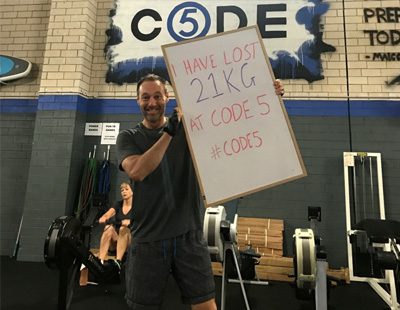 21kg LOST AT CODE 5 - Code 5 Hall of fame