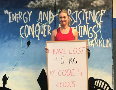 4.6kg LOST AT CODE 5 - Code 5 Hall of fame