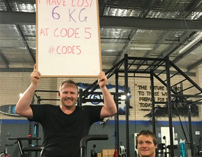 6kg LOST AT CODE 5 - Code 5 Hall of fame
